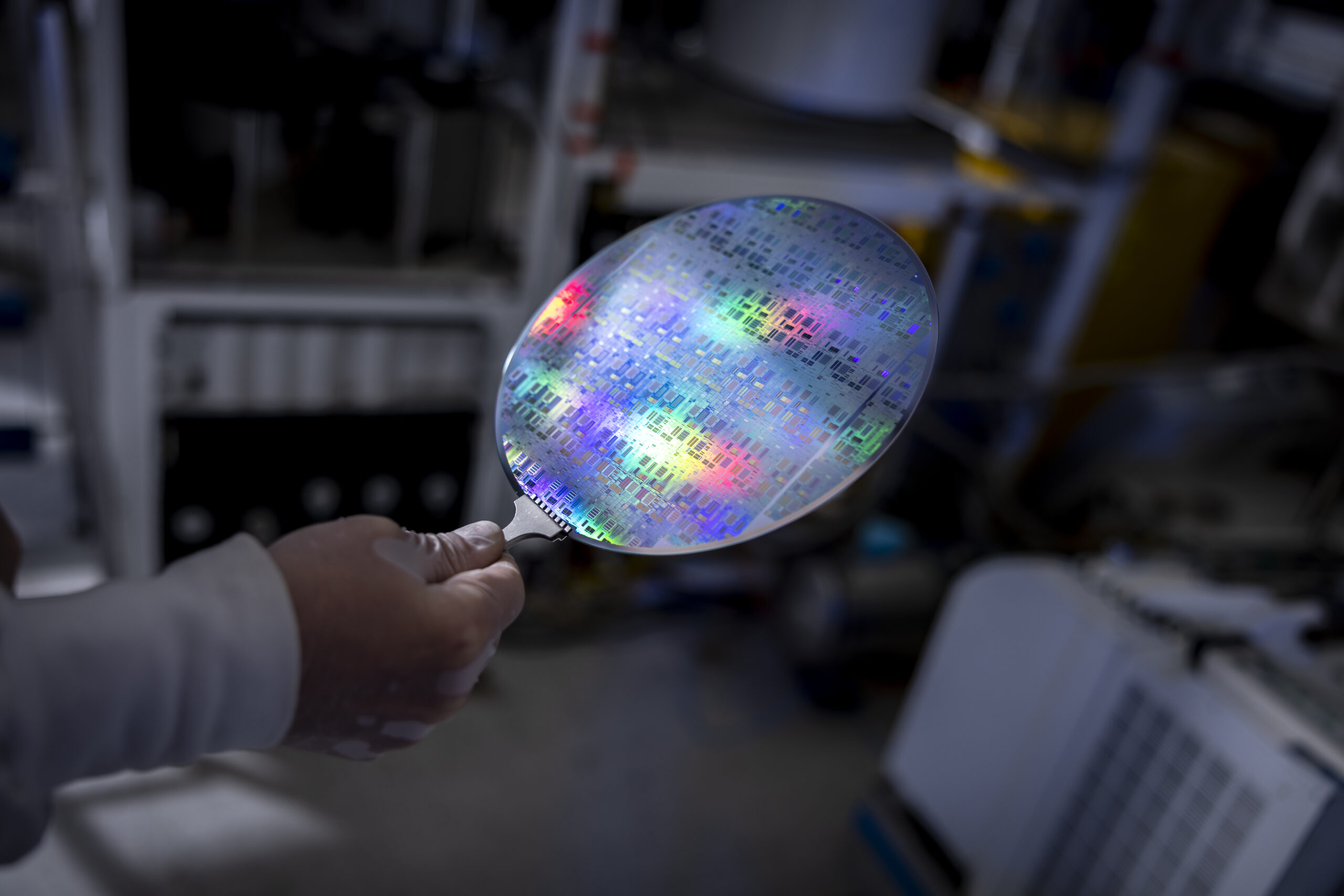 Semiconductor wafer after processing in an ALD tool