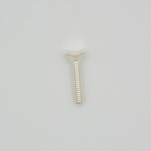 Flat Head Screw  Silver-Plated 1/4"-20, 1-1/4" Long