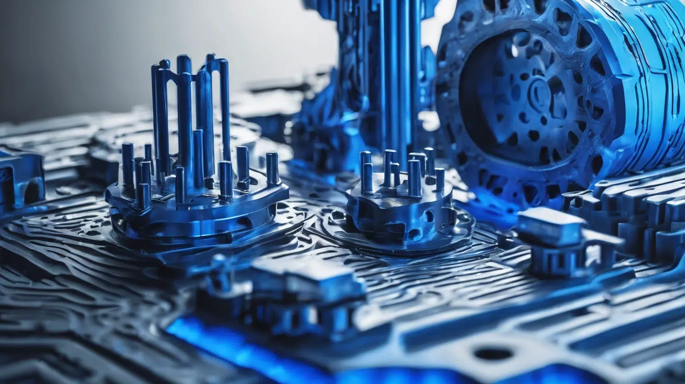 3D printed parts made by metal additive manufacturing