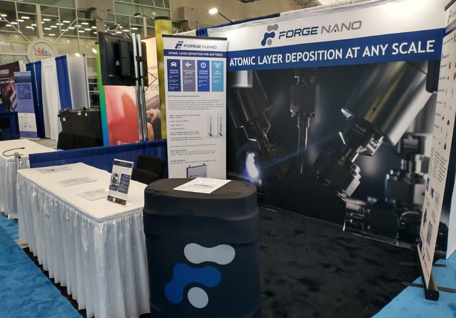 Forge Nano booth at a trade show