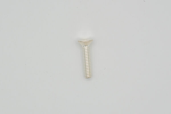 Flat Head Screw  Silver-Plated 1/4"-20, 1-1/4" Long
